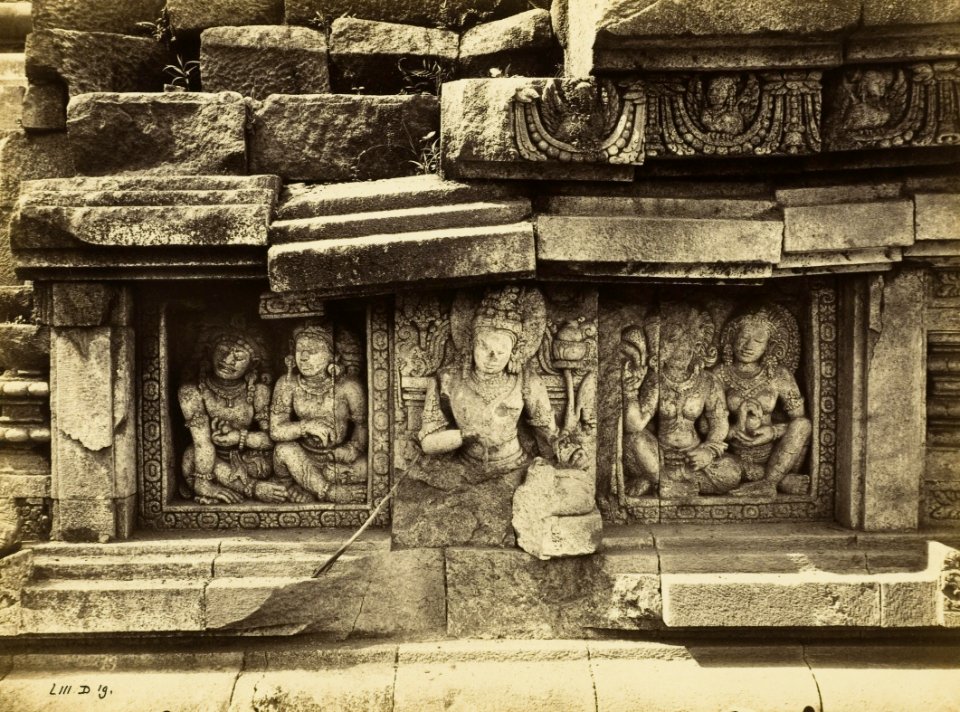 KITLV 40273 - Kassian Céphas - Tjandi Prambanan - 1889-1890