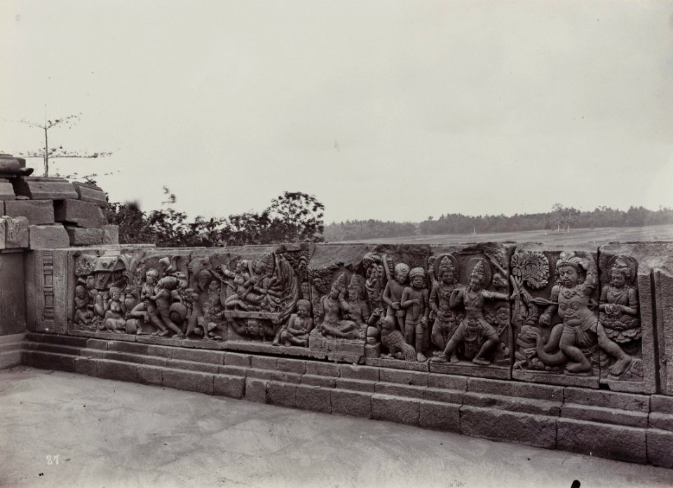KITLV 40535 - Kassian Céphas - Tjandi Prambanan - 1889-1890