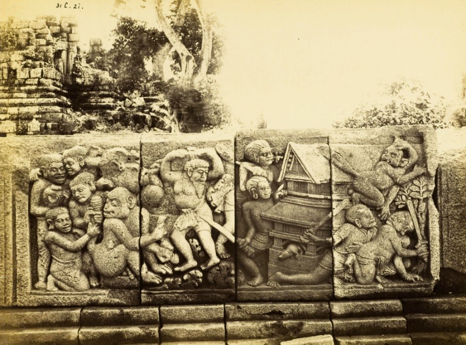 KITLV 40253 - Kassian Céphas - Tjandi Prambanan - 1889-1890
