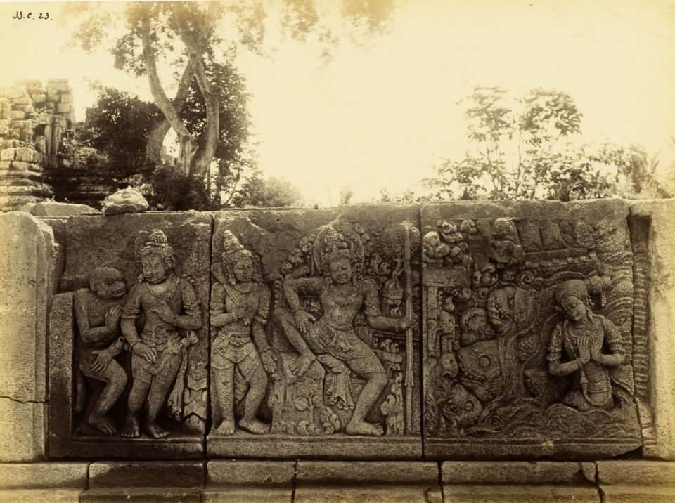 KITLV 40255 - Kassian Céphas - Tjandi Prambanan - 1889-1890