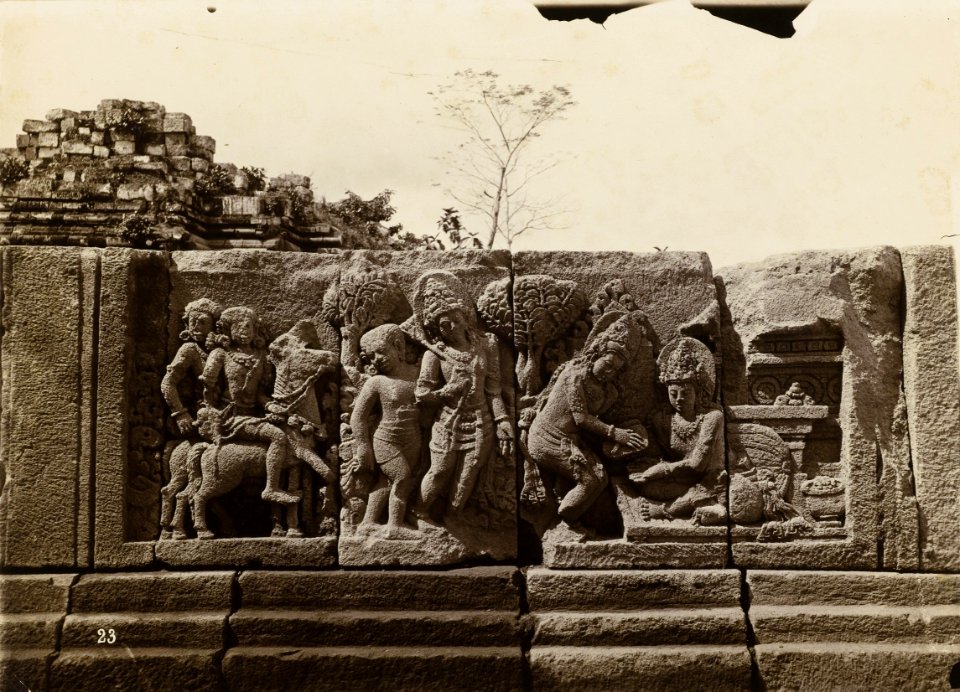 KITLV 40247 - Kassian Céphas - Tjandi Prambanan - 1889-1890