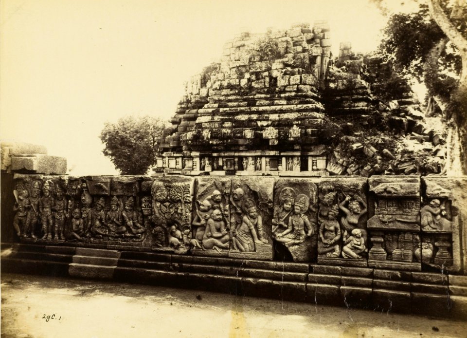 KITLV 40251 - Kassian Céphas - Tjandi Prambanan - 1889-1890