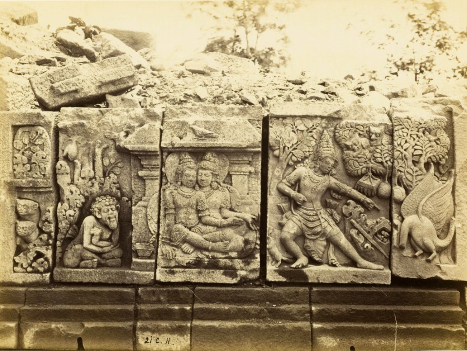 KITLV 40283 - Kassian Céphas - Tjandi Prambanan - 1889-1890