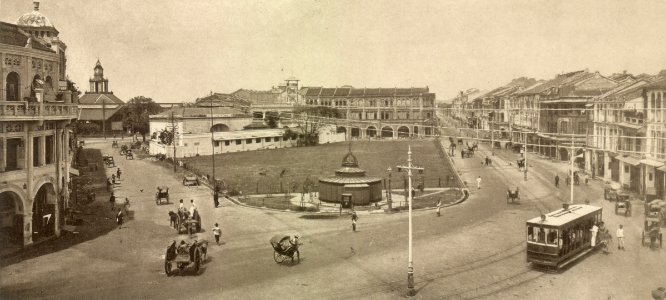 KITLV - 79924 - Kleingrothe, C.J. - Medan - Cecil Street, Singapore - circa 1910