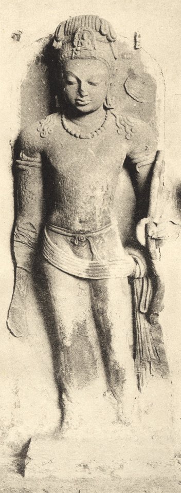KITLV 87982 - Unknown - Sculpture of Padmapani coming from Sarnath in British India - 1897