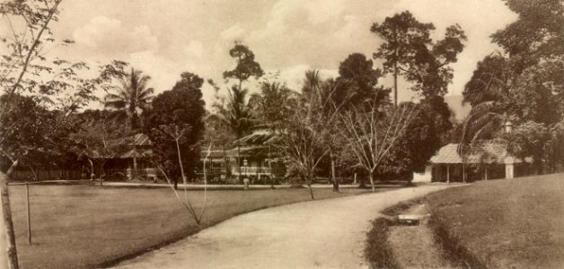 KITLV - 79960 - Kleingrothe, C.J. - Medan - Hotel at Kuala Kubu in Kuala Lumpur - circa 1910