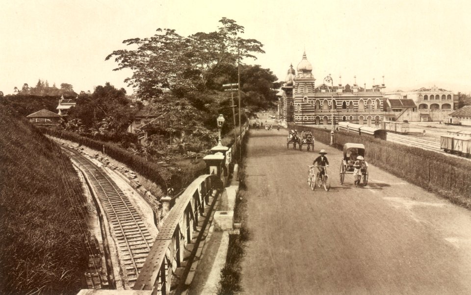 KITLV - 79944 - Kleingrothe, C.J. - Medan - Headquarters of the F.M.S. Railways at Kuala Lumpur - circa 1910