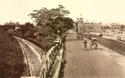 KITLV - 79944 - Kleingrothe, C.J. - Medan - Headquarters of the F.M.S. Railways at Kuala Lumpur - circa 1910