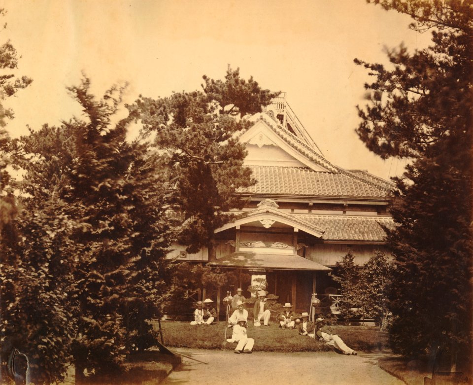 KITLV - 89881 - Beato, Felice - The Dutch Consulate General in Japan - presumably 1863-1865