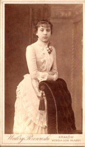Krakow Young Lady ca 1885 (1) photo
