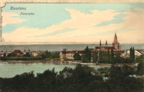 Konstanz, Baden-Württemberg - Stadtansicht (Zeno Ansichtskarten) photo