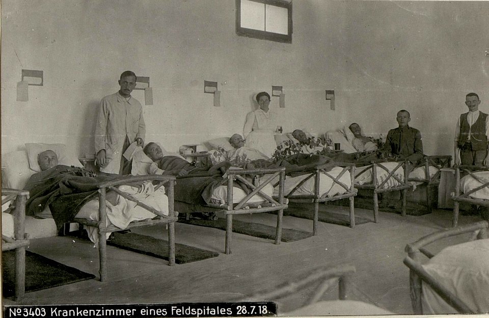 Krankenzimmer eines Feldspitales 28.7.18. (BildID 15621610)
