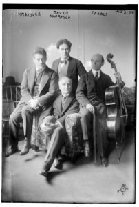 Kreisler, Damrosch, Casals, Bauer LCCN2014704145