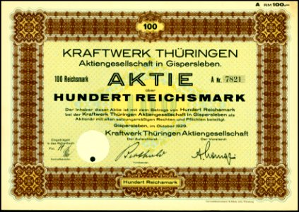 Kraftwerk Thüringen AG 1929