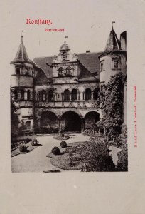 Konstanz, Baden-Württemberg - Rathaushof (Zeno Ansichtskarten) photo