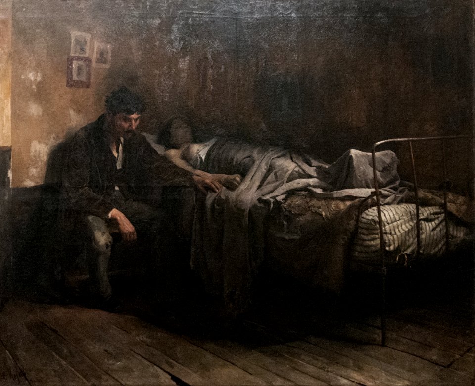 La miseria (1886). Cristobal Rojas