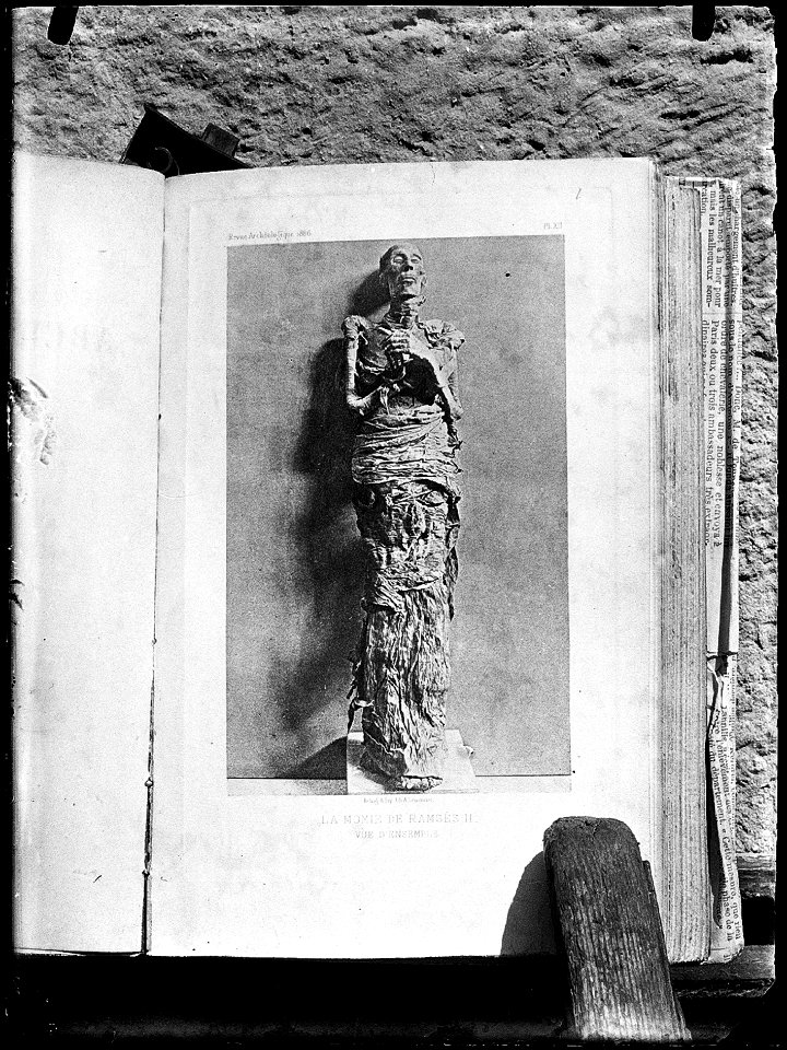 La momie de Ramsès II. - Fonds Berthelé - 49Fi1573