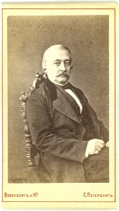 Kraevskiĭ, Andreĭ Aleksandrovich, half-length portrait, seated, facing right LCCN99615547