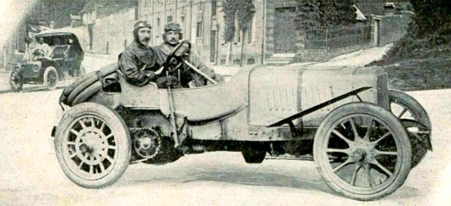 La Panhard Grand Prix 1908 de Cissac, pour le Grand Prix de France