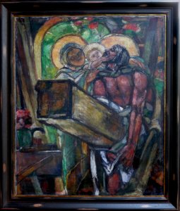 La Sainte Famille à l'atelier