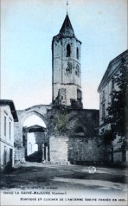 La Sauve - Abbaye clocher 1b