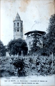 La Sauve - Abbaye - clocher abside 1b