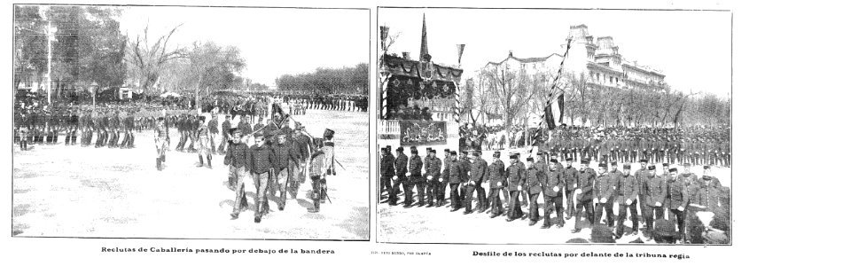 La jura de la bandera en Madrid, de Campúa, Nuevo Mundo, 14-04-1910