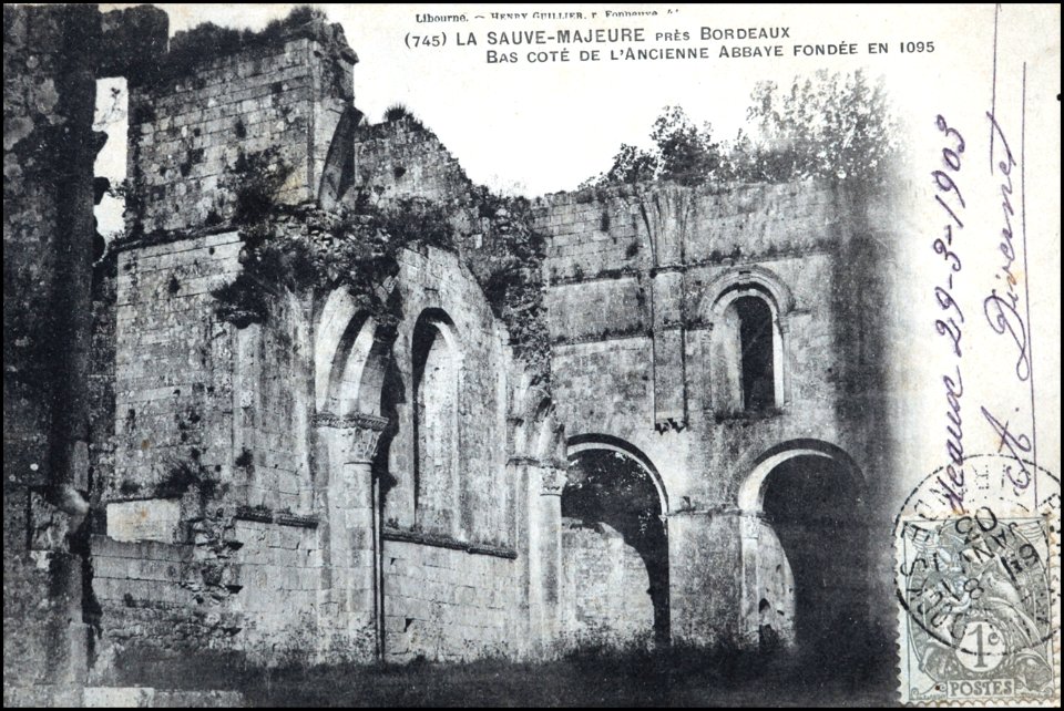 La Sauve - Abbaye - bas-côté sud 1