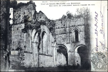 La Sauve - Abbaye - bas-côté sud 1