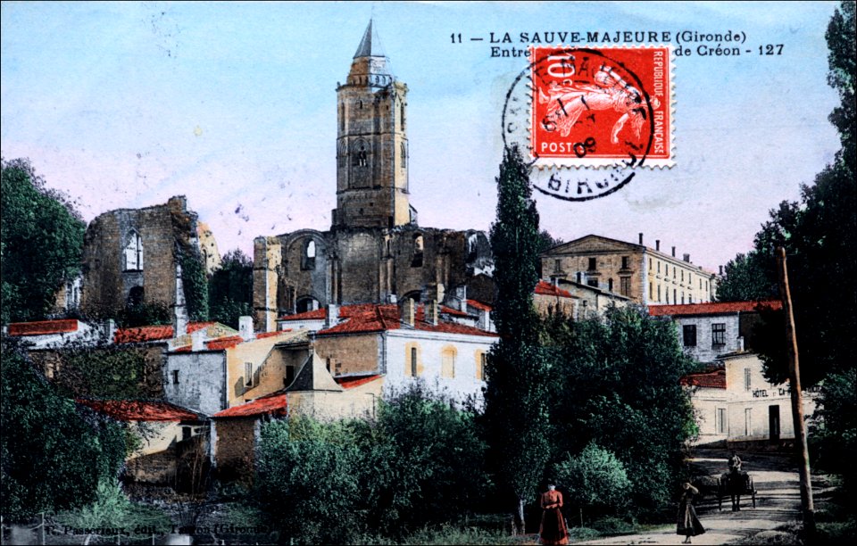 La Sauve - Abbaye vue générale 4b
