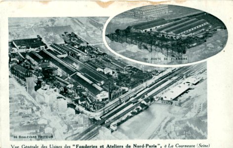 La Courneuve - Fonderies & ateliers de NORD-PARIS