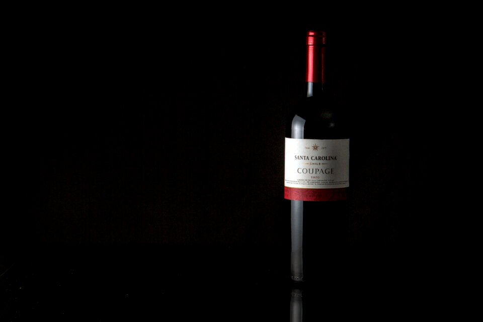 Red wine drink glass
