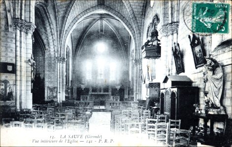 La Sauve-Majeure - église St Pierre nef 2