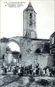 La Sauve - Abbaye clocher 1f