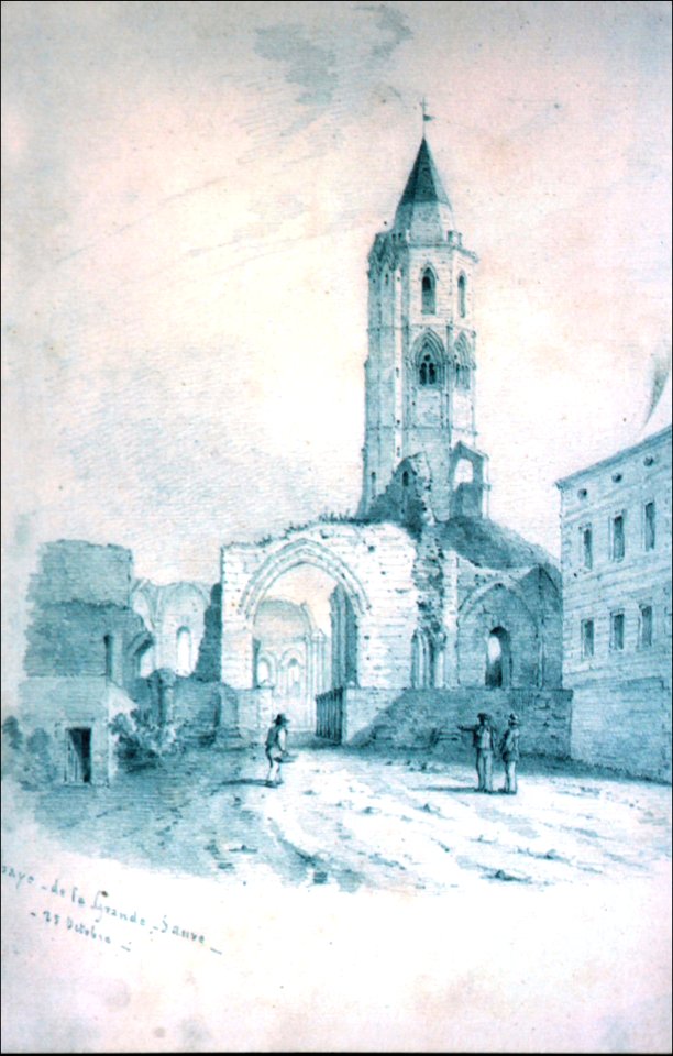 La Sauve - Abbaye de la Grande Sauve (Henry Maignan 1815-1900)