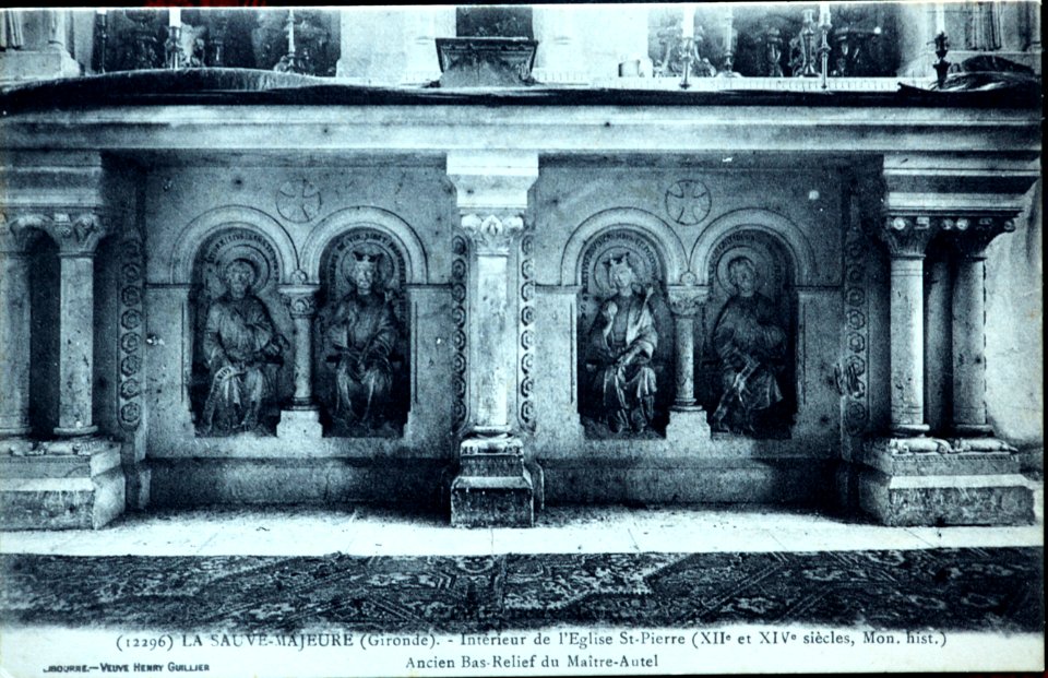 La Sauve-Majeure - église St Pierre Autel