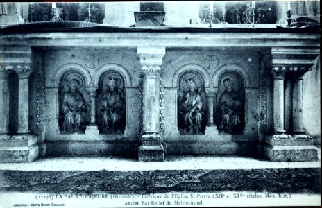La Sauve-Majeure - église St Pierre Autel