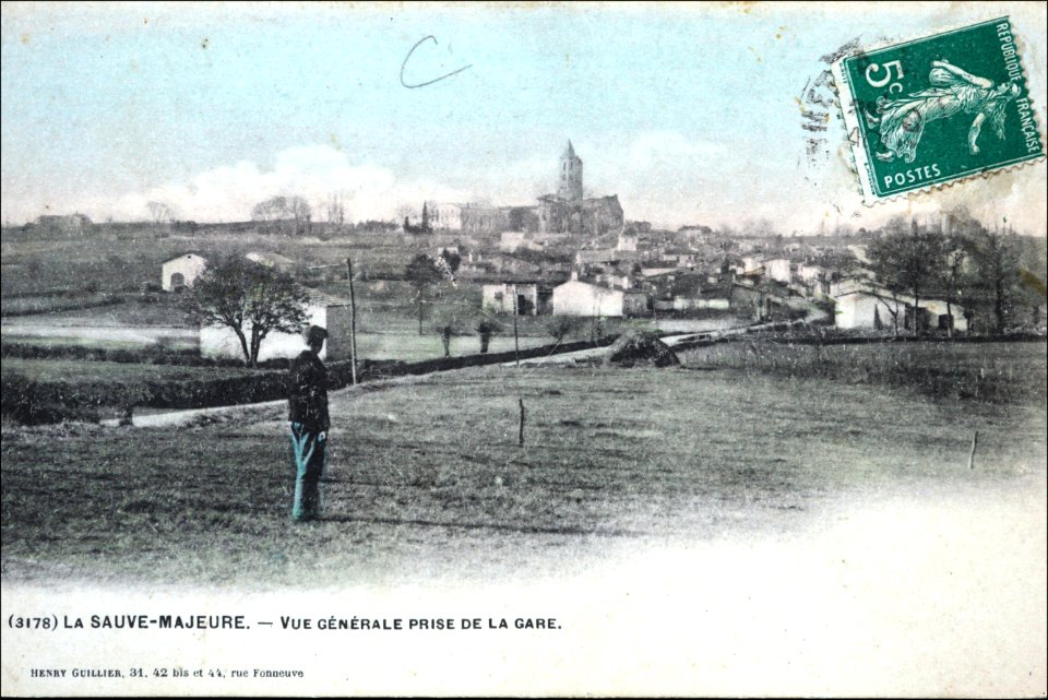 La Sauve-Majeure - vue générale venant de la gare 3