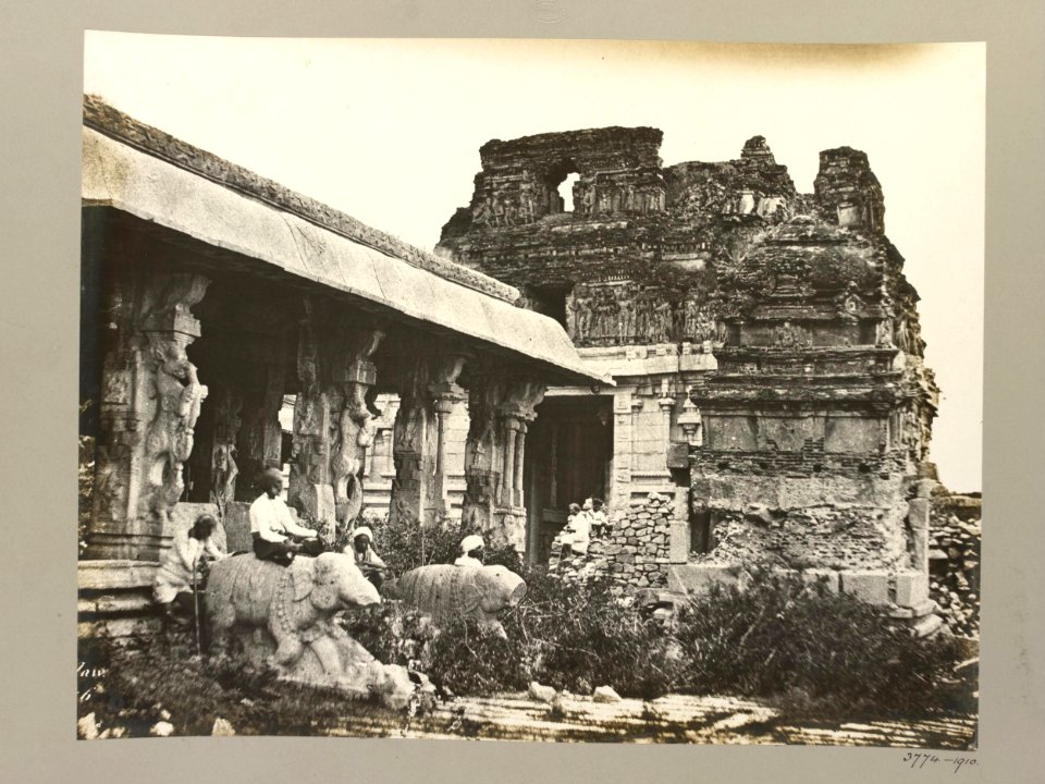 Krishna Temple Complex, Hemakuta Hill 1856 photo