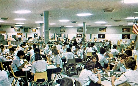 Lackland Air Force Base - WAF Dining Hall 1970s