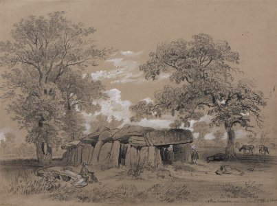 La Roche aux fées - dessin Felix Benoist