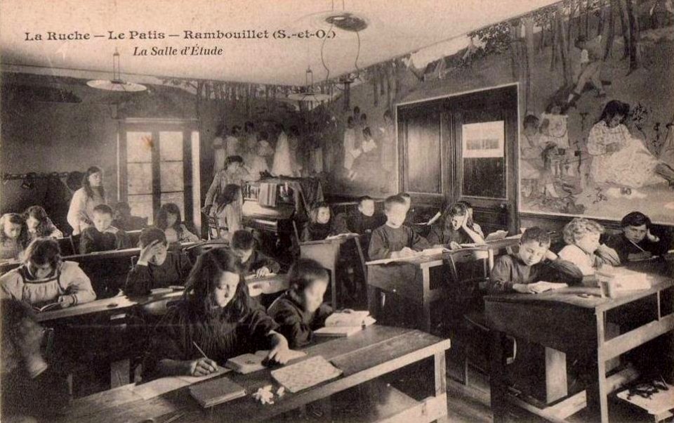 La ruche, la salle d'études