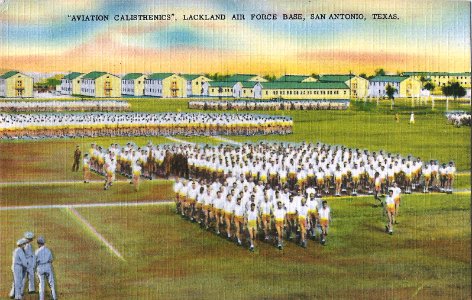 Lackland Air Force Base - Aviation Cadet Calisthenics
