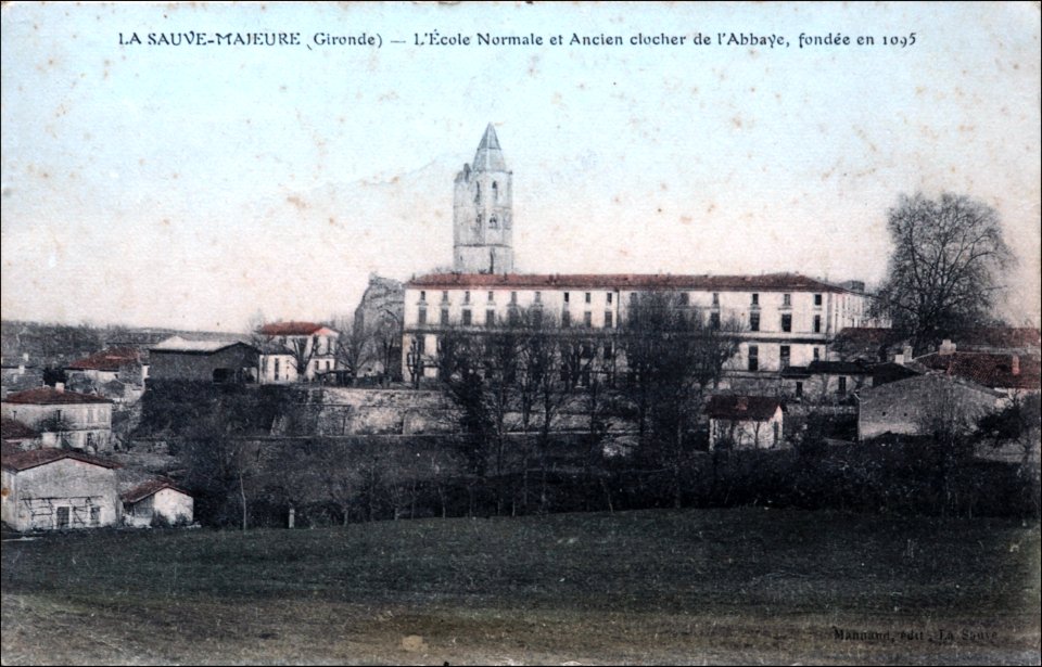 La Sauve - Abbaye vue générale 1b