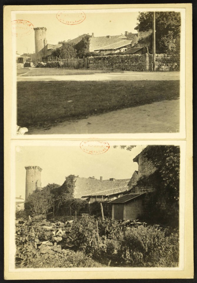 La tour du Guet à Rions - J-A Brutails - Université Bordeaux Montaigne - 1245