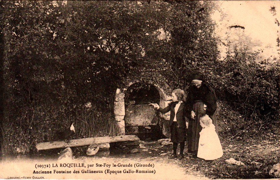 La Roquille - Fontaine gallo-romain