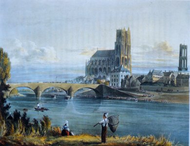 La Seine à Mantes 1821