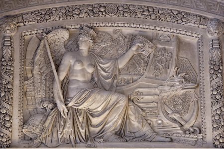 La victoire sur mer Pierre Petitot Louvre salle 324