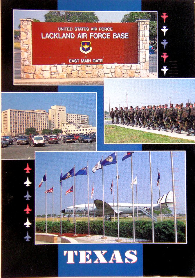 Lackland Air Force Base - Gateway to the Air Force 2000 postcard