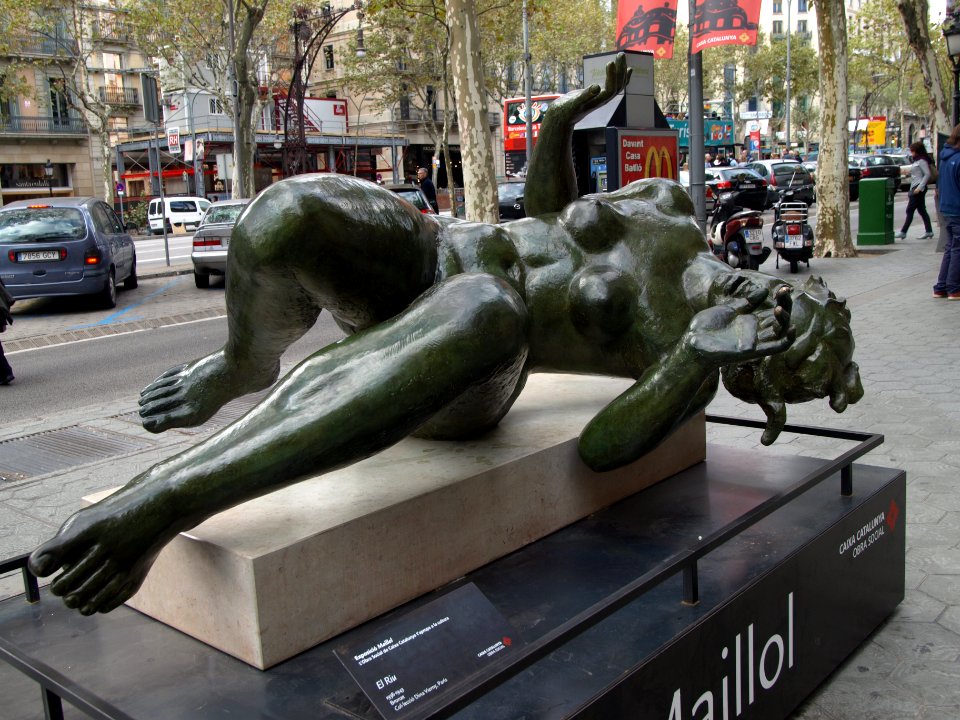La Rivière by Aristide Maillol (Barcelona)